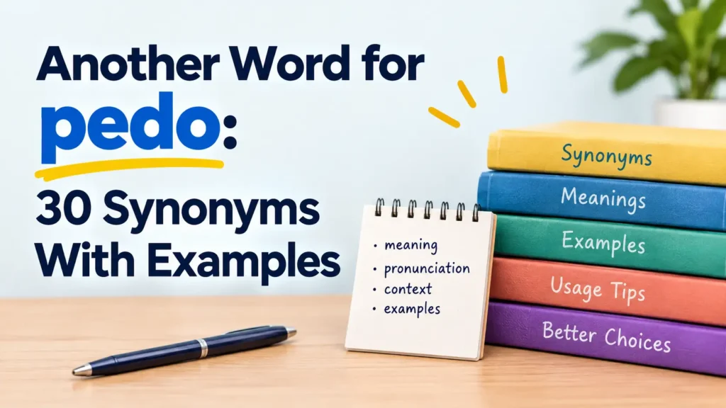 Another Word for Pedo