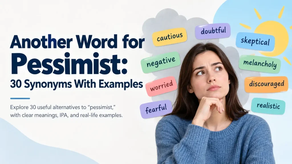 Another Word for Pessimist