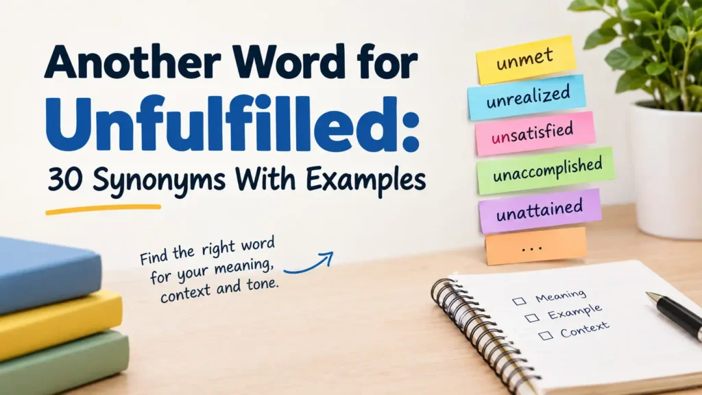 Another Word for Unfulfilled
